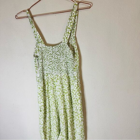 NWOT Revolve Faithfull the Brand Lameka Green Floral Jumpsuit 4 - Picture 9 of 9